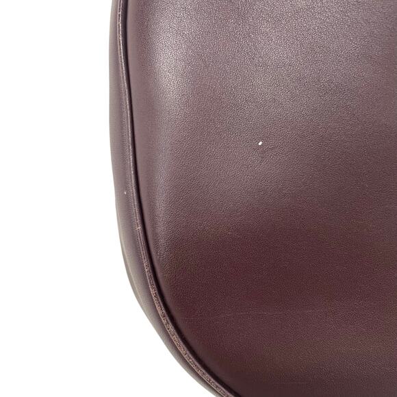 Coach Burgundy Leather Mae Hobo Bag AS IS MISSING STRAP - Picture 3 of 9